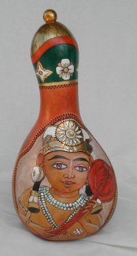 Indian Goddess Sarasvati Goddess Gourd